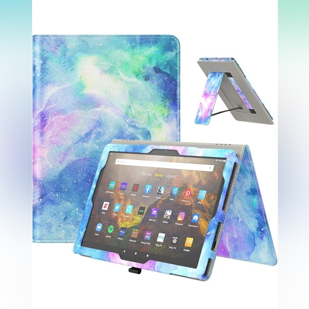NIB TiMOVO Case for Kindle Fire HD 10 & Fire HD 10 Plus Tablet Z-Dreamy Nebula